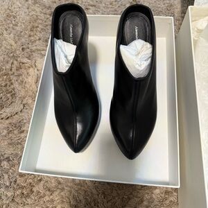 Alexander McQueen black booties brand new in box